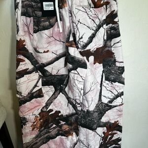 Darc Sport Woodland Camo Cargo Sweats - Pink and Brown